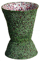váza - 16x33 cm - zõld